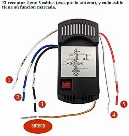 Vista 3 de Receptor universal de ventilador de techo para Harbor Breeze Hunter Hampton Bay (receptor Fan28R)