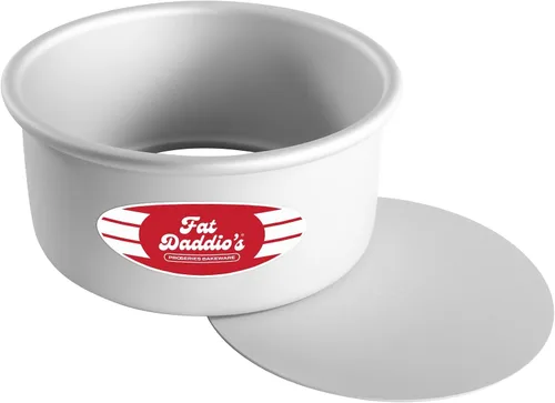 Vista 19 de Molde para tarta redondo de aluminio anodizado Fat Daddio con base extraíble