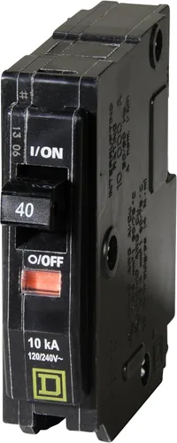 Vista 4 de Square D - QO140CP QO 40 Amp Disyuntor de un solo polo