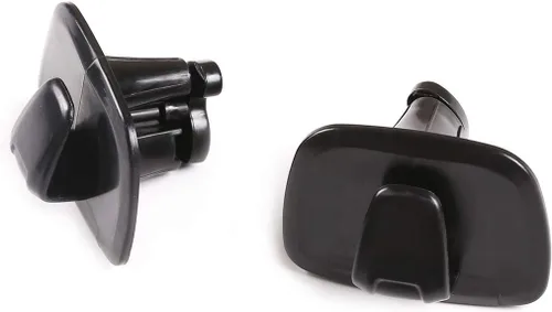 Vista 7 de Ganchos de techo interiores de plástico ABS Percha de ropa Gancho para Volvo V90 S90 XC40 XC60 XC90 2015-2020 (negro)