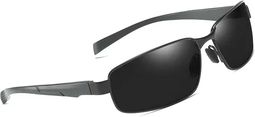 Vista 3 de COTIA Gafas de sol de lectura completa para hombre, marco de magnesio de aluminio, lentes de lectura para conductor, gafas retro