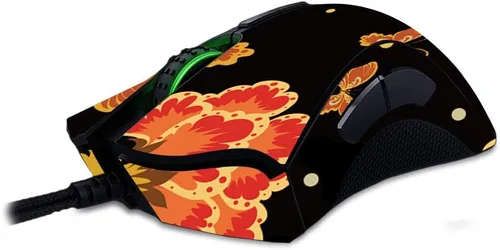 Vista 18 de MightySkins Skin compatible con Razer Deathadder Elite - Blue Petals Funda protectora de vinilo duradera y única Fácil de aplicar, quitar