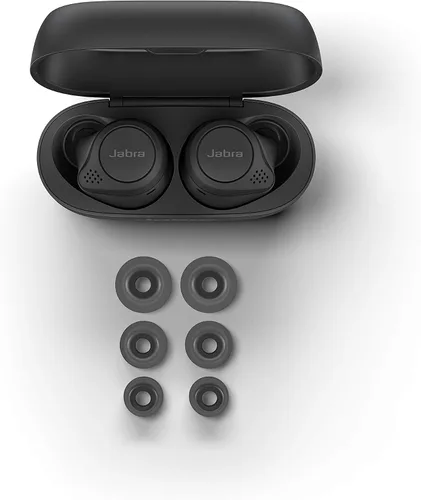 Vista 7 de Auriculares inalámbricos Jabra Elite 75t con asistente de voz, color negro, con estuche de carga (renovados)