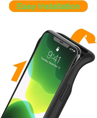 Vista 4 de Funda de batería para iPhone 11 Pro, mejorada 7000 mAh, ultra delgada, portátil, funda protectora de carga inteligente, compatible con iPhone 11 Pro