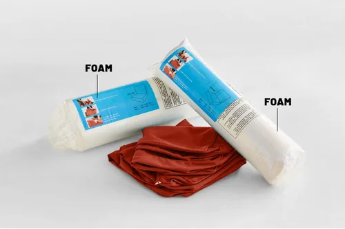 Vista 2 de ARTPLAN Cojines de asiento profundos para muebles de exterior, juego de cojines de asiento gruesos de 24 x 24 x 6 pulgadas, cojines de asiento