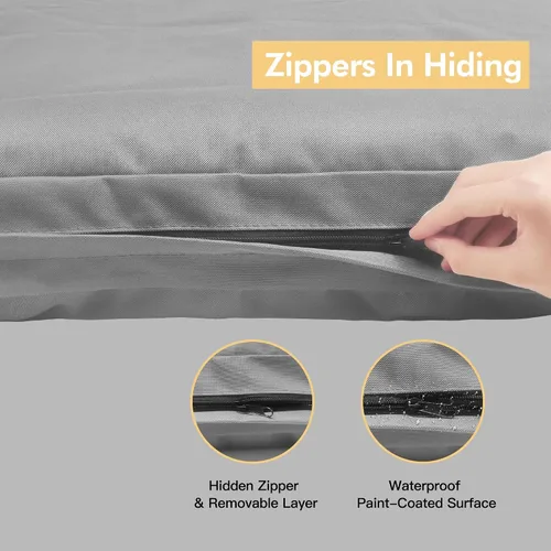 Vista 5 de Funda de cama de perro lavable con cremallera
