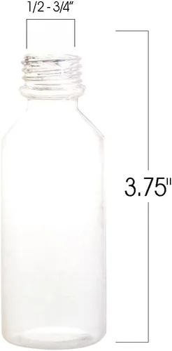 Vista 3 de ArtCreativity 12 botellas de arte de arena de plástico de 2 onzas con corchos, botellas de arte de arena a granel de 3.75 pulgadas para kit de arte