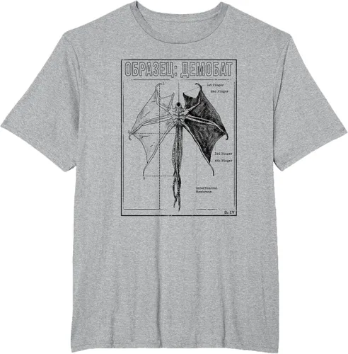 Vista 19 de Stranger Things 4 Demobat Biology Camiseta, Blanco, S