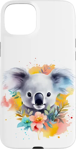 Vista 9 de Funda Koala con flores de eucalipto para iPhone 17