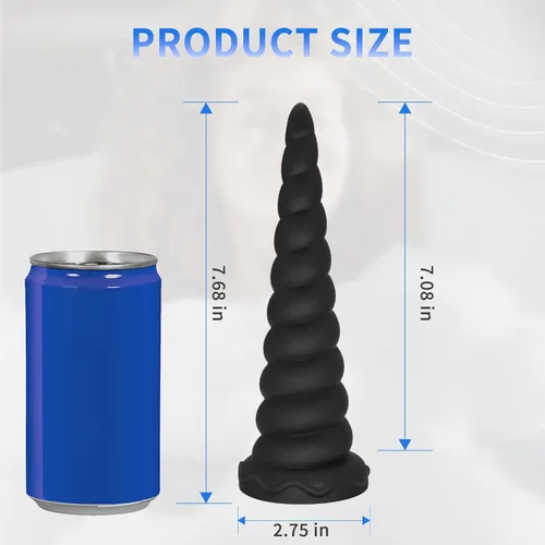 Vista 2 de Ensanchador Anal Entrenador Gran Tapón Anal Cuentas Anales Juguetes Sexuales para Adultos para Mujeres y Hombres, Tapón Anal Grande Cono