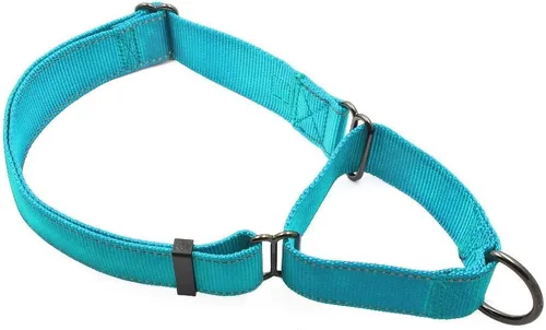 Vista 6 de Max and Neo Collar de nylon Martingale para perros - Donamos a un rescate de perros por cada collar vendido (Pequeño, Azul)