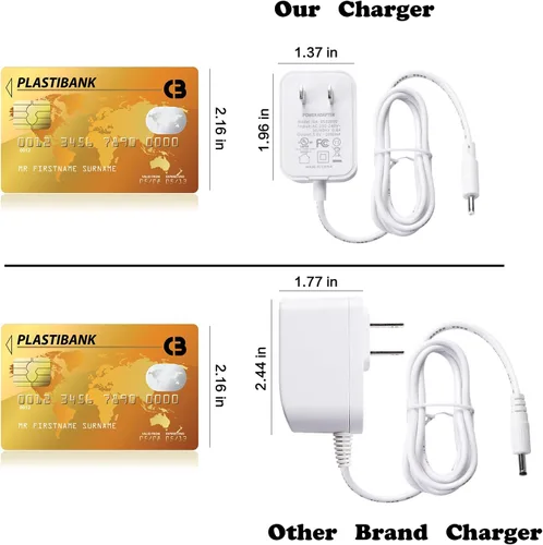 Vista 7 de Cable de alimentación de 5 V para escotilla, reposo + y reposo Mini máquina de sonido Chager - Enchufe estilo barril