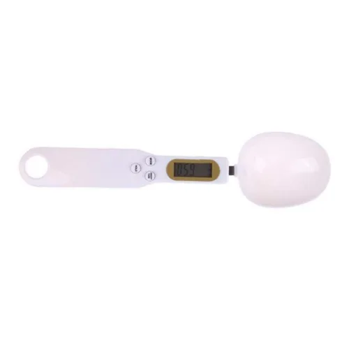Vista 6 de 1pc blanco LCD digital cuchara escala mini portátil cocina báscula cucharas mediciones peso electrónico volumn alimentos básculas