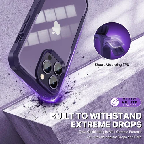 Vista 342 de CENHUFO Funda de privacidad para iPhone 11 Pro, funda de cuerpo completo con protector de pantalla de privacidad de vidrio templado 9H integrado