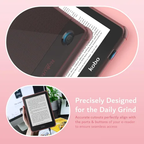 Vista 7 de TUDIA SKN - Funda diseñada para Kobo Clara 2E (6 pulgadas), no compatible con versión color/BW 2024, a prueba de golpes, delgada