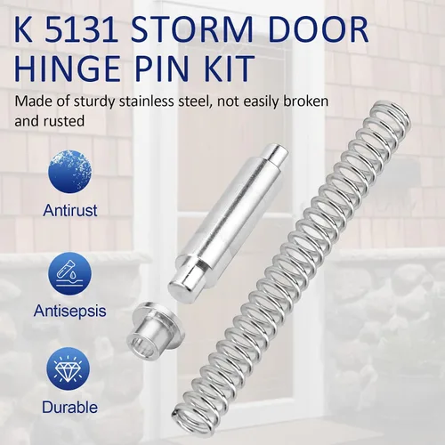 Vista 5 de Kit de 3 pines de bisagra de puerta K 5131 Storm de repuesto para Andersen Croft EMCO