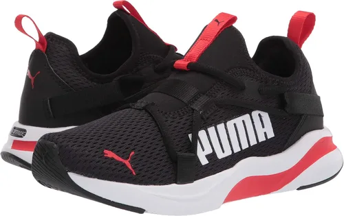 Vista 7 de PUMA Softride Rift - Tenis unisex para niños, NegroRojo