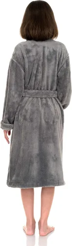 Vista 2 de TowelSelections - Bata de forro polar tpo kimono para niña