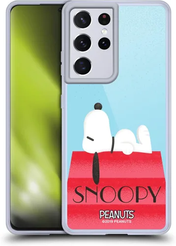 Vista 72 de Head Case Designs Snoopy Deco Dreams - Funda de gel con licencia oficial de Peanuts Blue Pattern [protección de grado militar] compatible con Google