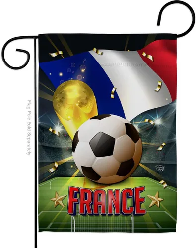 Vista 12 de Bandera del equipo de la Copa Mundial de la FIFA 2022 con bandera de Argentina para decoración del hogar al aire libre, arte de pared