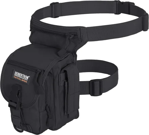 Vista 8 de Seibertron mochila para motociclista o para uso en deportes de exteriores, Negro 37L negro