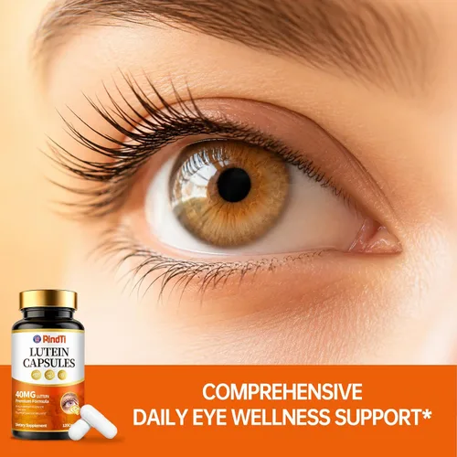 Vista 7 de Luteína 40mg Zeaxantina Vitaminas Ojos de Arándano, 120ct