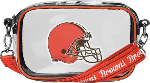 Vista 19 de FOCO NFL Womens NFL Team Logo Stripe Clear Crossbody Bag
