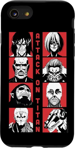Vista 18 de Attack on Titan Funda Titan Lineup de temporada 4 para iPhone 17