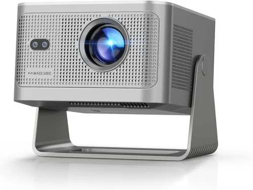 Vista 9 de [Android 14 y 800ANSI] Mini proyector Magcubic 4K 8K, compatible con proyector inteligente nativo 1080P con WiFi 6, Bluetooth 5.4, enfoque