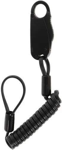 Vista 9 de CROPS Q-BIRO MINI - Cable de bloqueo compacto para bicicleta, 3 pies, antirrobo negro con combinación de 3 dígitos reiniciable con un cable