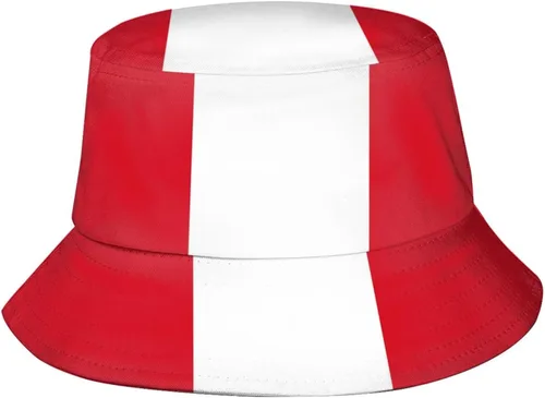 Vista 15 de Sombrero de pescador con bandera de moda, sombrero de pescador, sombreros de pescador con bandera linda para mujeres y hombres