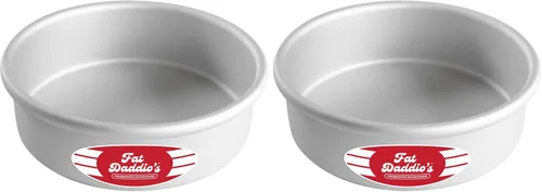 Vista 73 de Fat Daddio's Juego de moldes para pasteles redondos uniformes de aluminio anodizado de 4 niveles, profundidad de 2 pulgadas