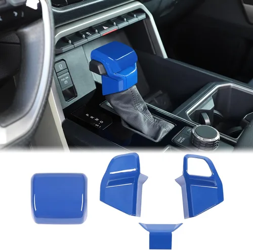 Vista 19 de Aunginsy Cubierta de freno de mano para palanca de cambios de automóvil, compatible con Toyota Tundra 2022+, Sequoia 2023+ y Tacoma 2024+, perilla