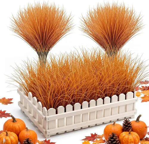 Vista 19 de RECUTMS Flores falsas negras otoño al aire libre vegetación decoración de Negro