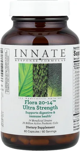 Vista 9 de Innate Response Formulas Flora 20-14 Ultra Strength, probióticos para la salud digestiva, probióticos para mujeres y hombres, 20 mil millones