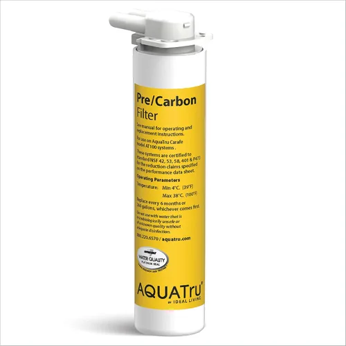 Vista 7 de Filtro de reemplazo de VOC AquaTru con refuerzo mineral pH+ para la jarra AquaTru Alcalino