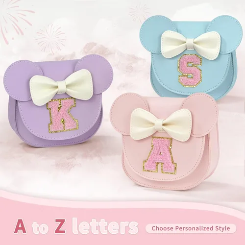 Vista 7 de Regalos de bolso para niñas Regalos de cumpleaños para niñas de 3, 4, 5, 6, 7 y 8 años, bolso para niña pequeña, bolso cruzado (A, rosa)