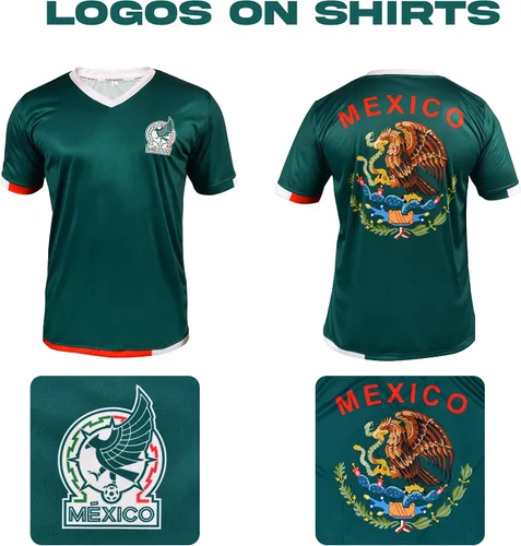 Vista 11 de Fury Jersey de México - Camiseta mexicana de fútbol mexicano, camiseta de fútbol mexicana, camiseta de México, unisex, mujer, hombre, hombre y hombre