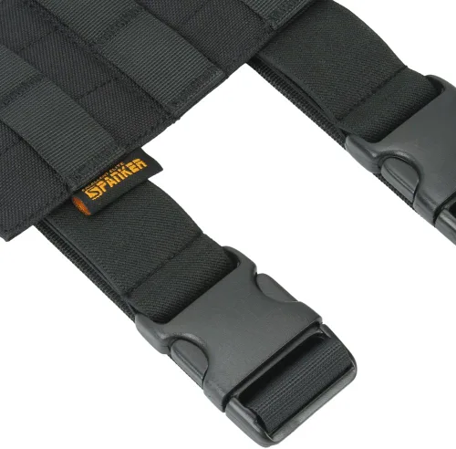 Vista 5 de EXCELLENT ELITE SPANKER Funda táctica para pierna caída, ajustable, plataforma de pierna de caída, módulo Molle, bolsa universal para pierna