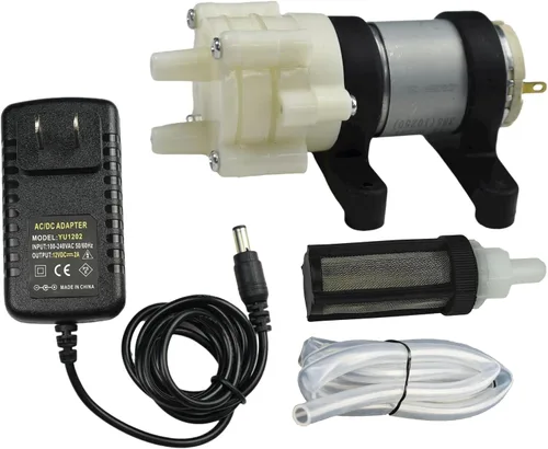 Vista 11 de CONQUERALL DC 12V 385 Bomba autocebante de diafragma Accesorios de té resistentes a altas temperaturas para pecera, dispensador de agua