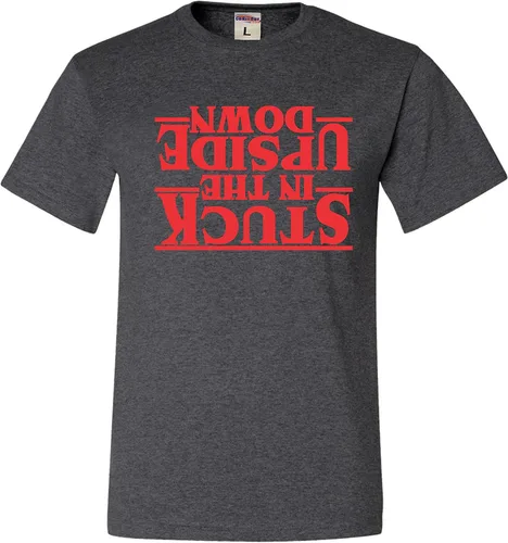 Vista 7 de Go All Out Camiseta para adultos Stuck in The Upside Down