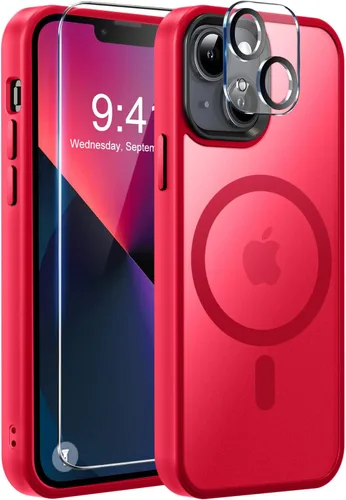 Vista 26 de MOCCA - Funda magnética resistente para iPhone XR de 6.1 pulgadas, compatible con MagSafe, funda con protección contra caídas de grado militar