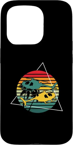 Vista 14 de Retro Helicopters Pilot Aviation Helicopter Case for iPhone 16