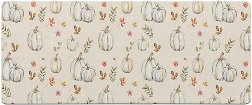 Vista 7 de Tapete de baño retro con diseño de calabaza para bañera, antideslizante, de secado rápido y absorbente, tierra de diatomeas, fregadero, dormitorio