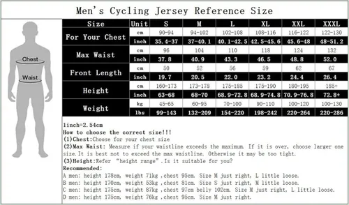Vista 3 de Maillot de ciclismo para hombre, con cremallera completa, para bicicleta