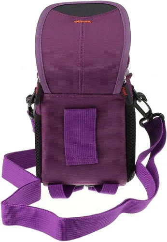 Vista 3 de Navitech Bolsa de viaje para binocular portátil de protección morada, compatible con prismáticos compactos AHFLRITO