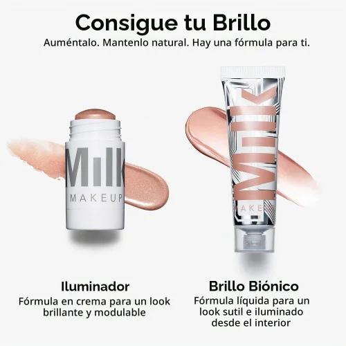 Vista 6 de Milk Makeup Lápiz iluminador luminoso de alta luz con ácido hialurónico Flare - Oro rosa