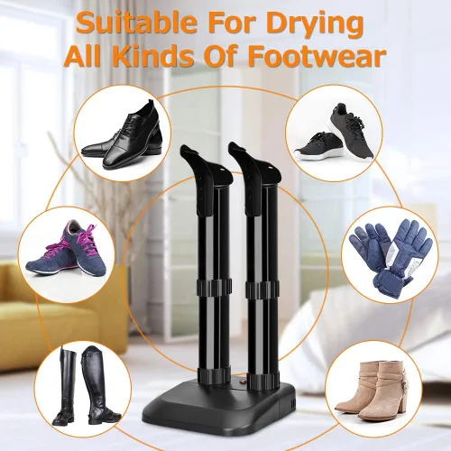 Vista 3 de TRUSTECH Secador de zapatos eléctrico - Secador de botas con control de interruptor, secado rápido y protección contra sobrecalentamiento