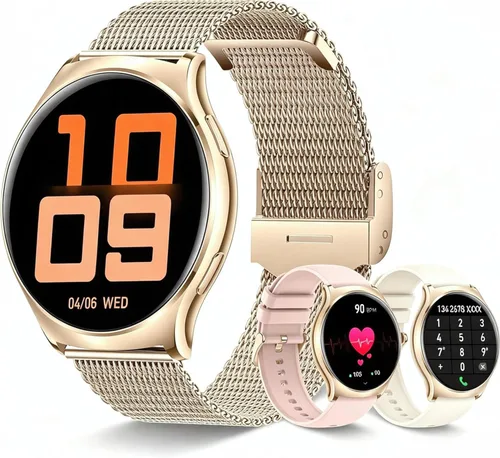 Vista 13 de Smart Watches for Women,1.32'' AMOLED Ultra-Thin Smart Watch with Bluetooth Make/Answer Call,Heart Rate/SpO2/Sleep Tracker,120+ Sport Modes IP68