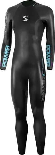 Vista 2 de Synergy Triathlon Wetsuit - Women Volution 3/2mm Full Sleeve for Open Water Swimming Negro